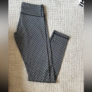 lululemon athletica Black and White Patterned Leggings